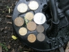 копанные монеты весной металлоискателем
